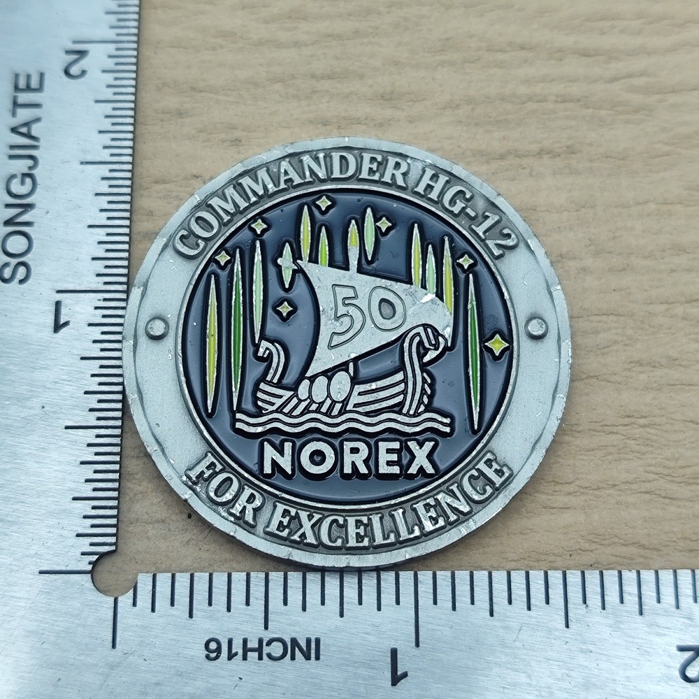 NOREX Commander Hg-12 for Excellence Challenge Coin