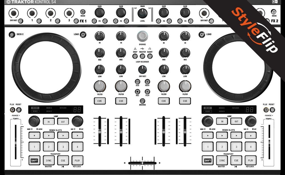 Native Instruments TK S4 MK2 | White | Protective Decal | StyleFlip Skins