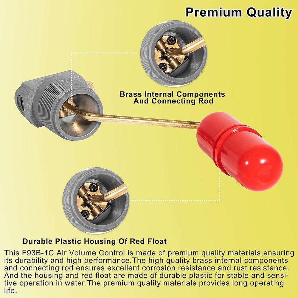 For Johnson Controls F93B-1C 1-1/4 Air Volume Control Deep Well Applications