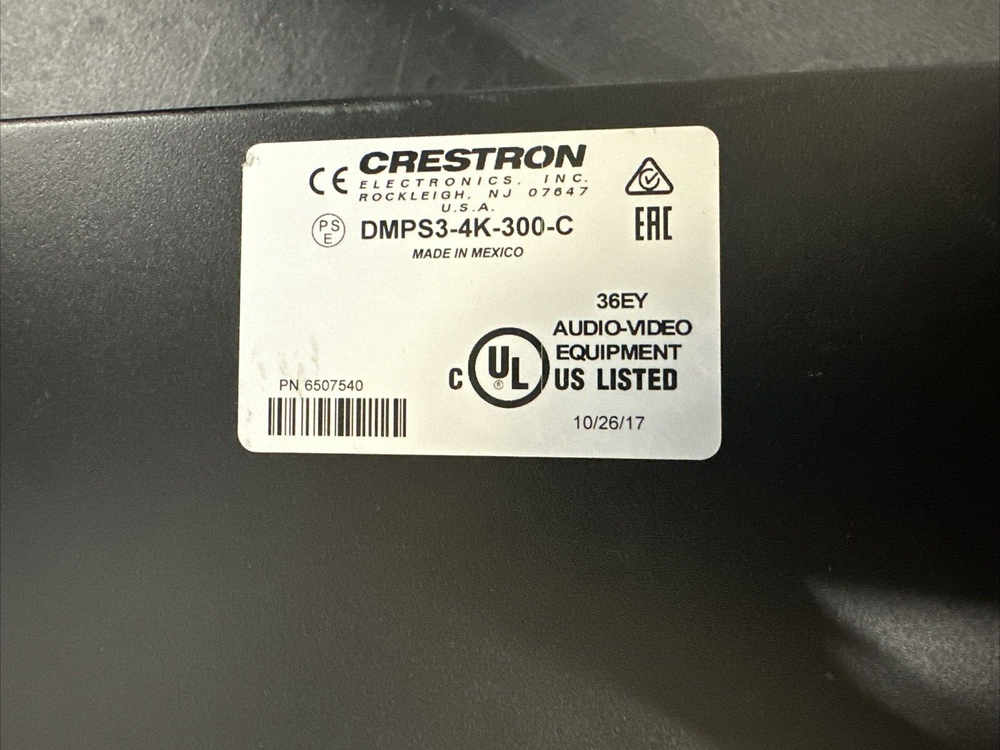 Creston DMPS3-4K-300-C 3-Series