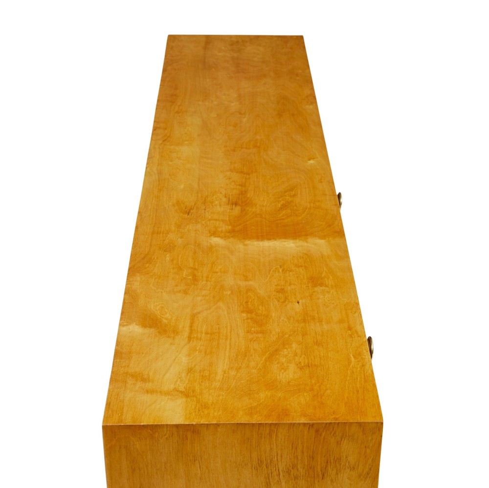 SCANDINAVIAN BIRCH LOW OPEN BOOKCASE BY SMF BODAFORS