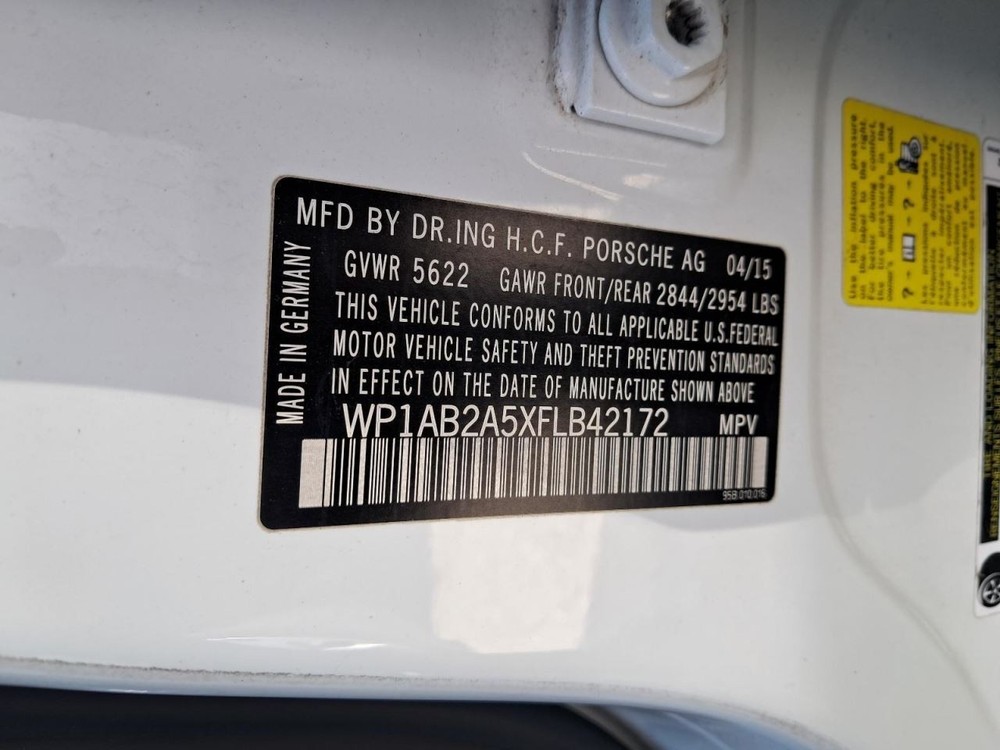MACAN 2015 Glove Box 4853152
