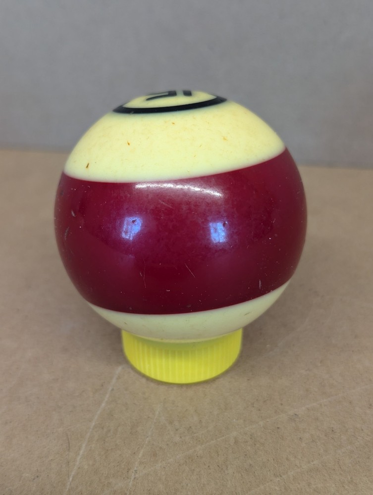 Brunswick Centennial Billiard # 15 Pool Single Ball Replacement, Stripe Maroon