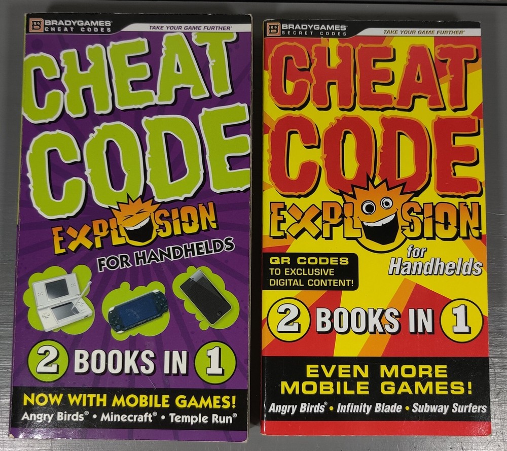 2 Cheat Code Explosion Consoles & Handhelds 2 Books RETRO GAMER GEAR Video Games