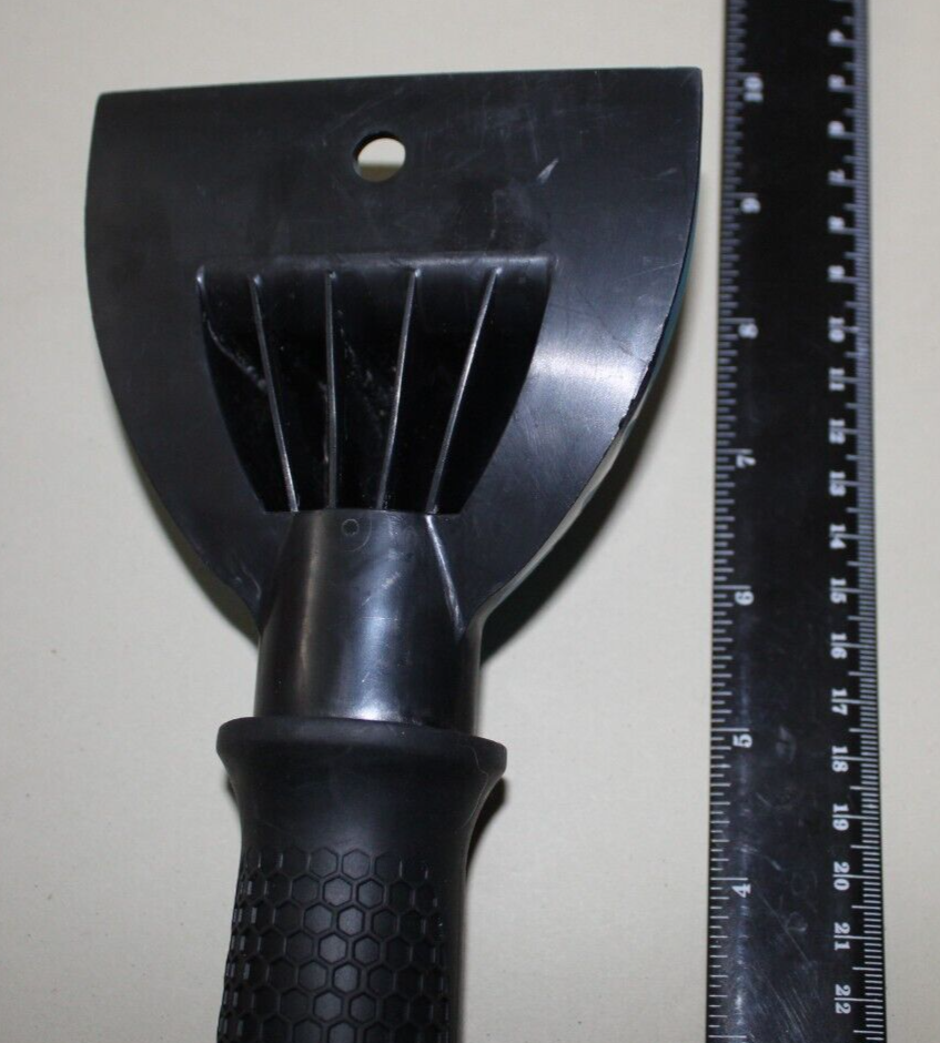 Ice Scraper & Crusher Tool Windshield For Ice & Snow Removal Anti-Scratch Blue