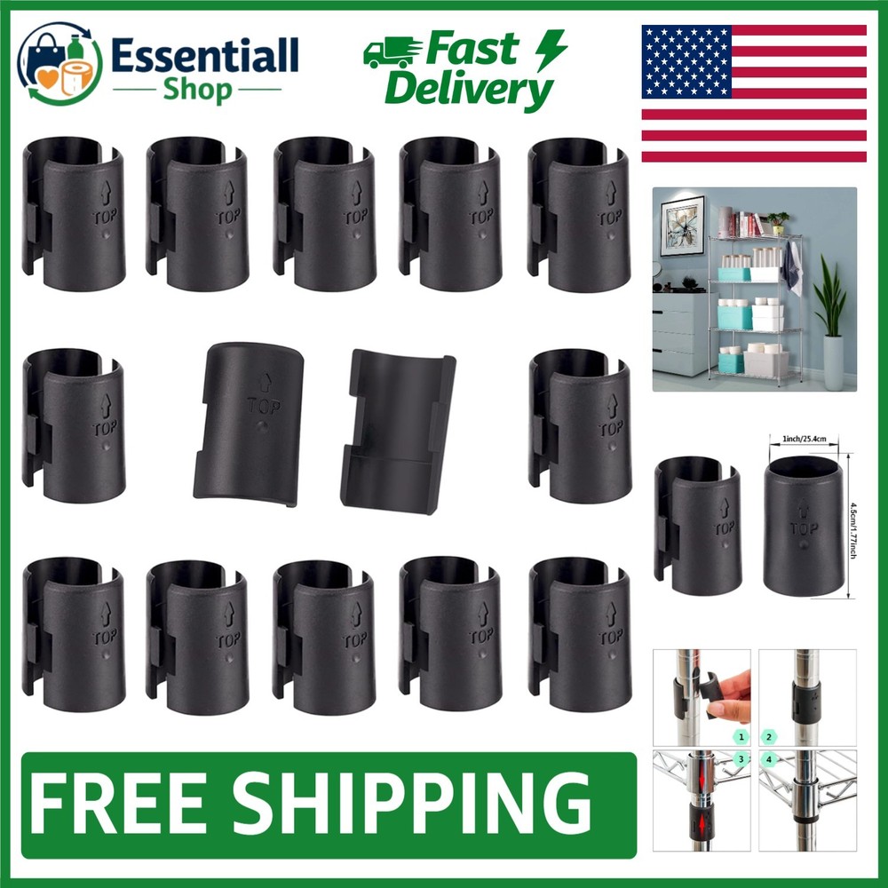 High-Quality Replacement Shelf Lock Clips - 26 Packs for Wire Shelving Systems