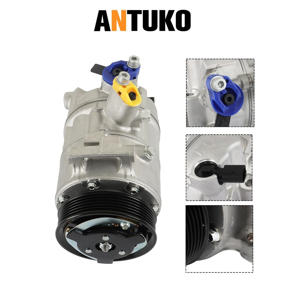 A/C Compressor Replacement for CC 2011-2016 Replacement for Bee-tle 2011-2019