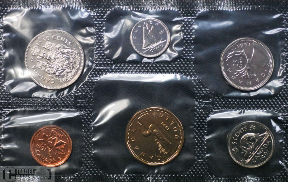 1991 Canada Uncirculated Proof-Like Set