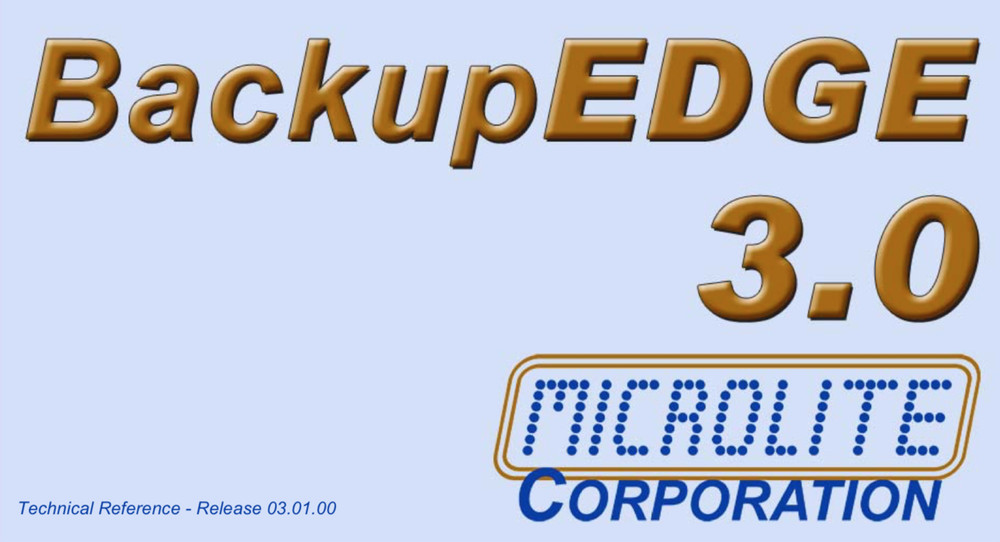Microlite Backup Edge - SCO OpenServer, UnixWare, Linux
