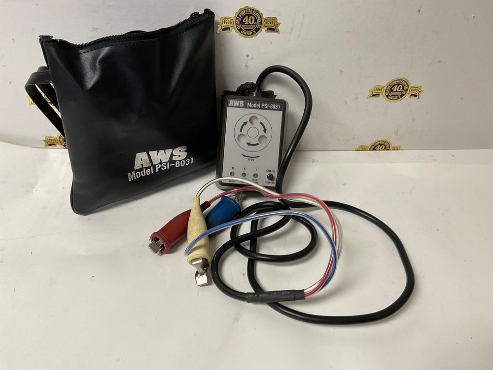 AW Sperry AWS PSI-8031 Phase Sequence Indicator in Bag