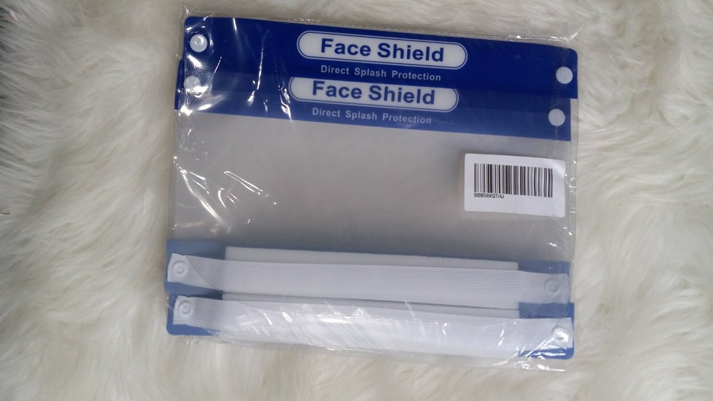 2 pack Splash face Shield Clear