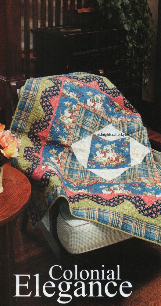 Colonial Elegance Quilt Pattern Pieced KE
