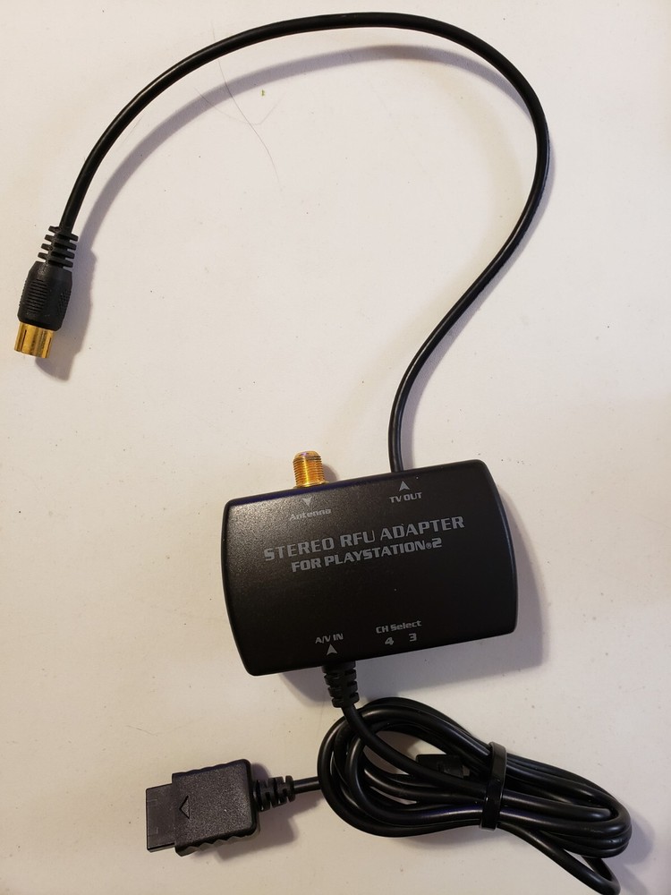 PlayStation 2 PS2 Stereo RFU Adapter