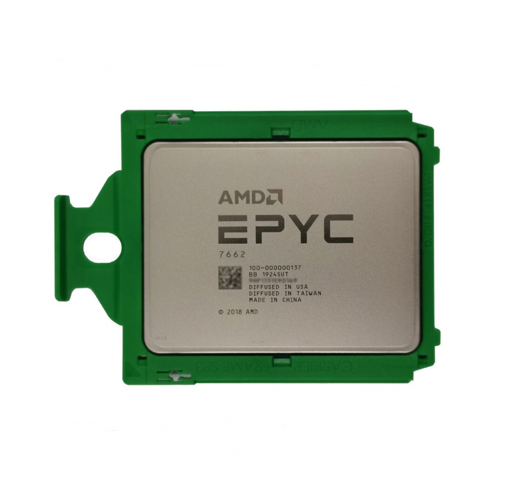 AMD EPYC 7662 2.0 GHz CPU Socket SP3 225W 100-000000137 Server Processor