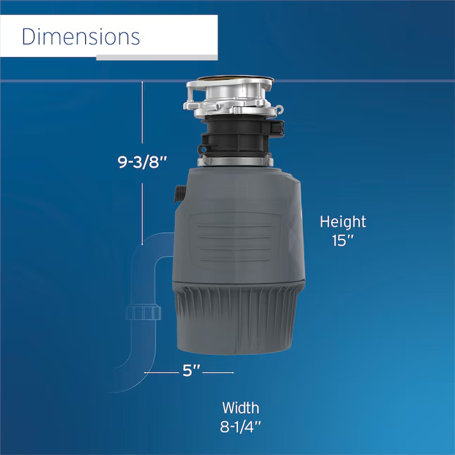 InSinkErator Batch feed 3/4-HP Septic Safe Non-corded Garbage Disposal FREE SHIP