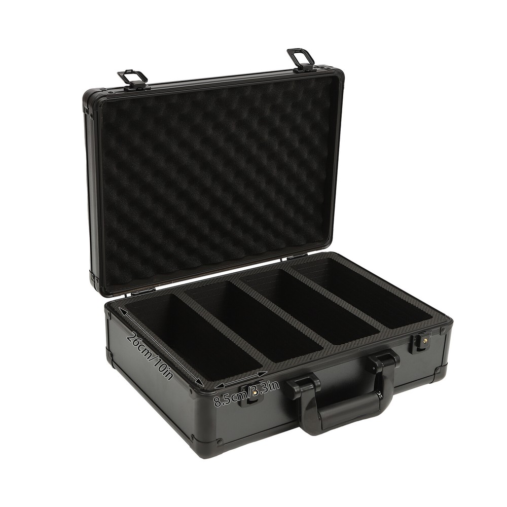 Storage & Display Aluminum Frame Box Case Graded Card Case Storage Box Lockable