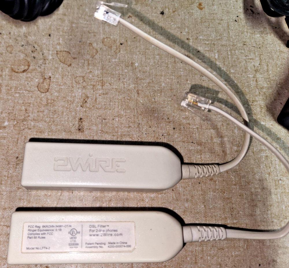 2Wire DSL Filter For 2-line Phones Model LFT4-2