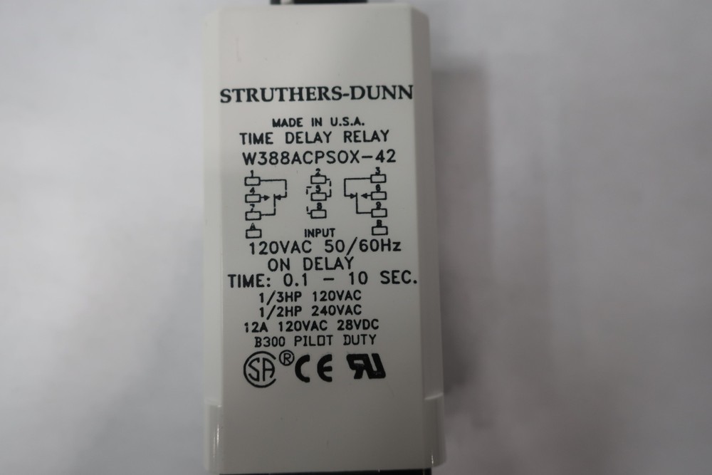 Struthers-dunn W388ACPSOX-42 Timer 0.1-10sec 120v-ac