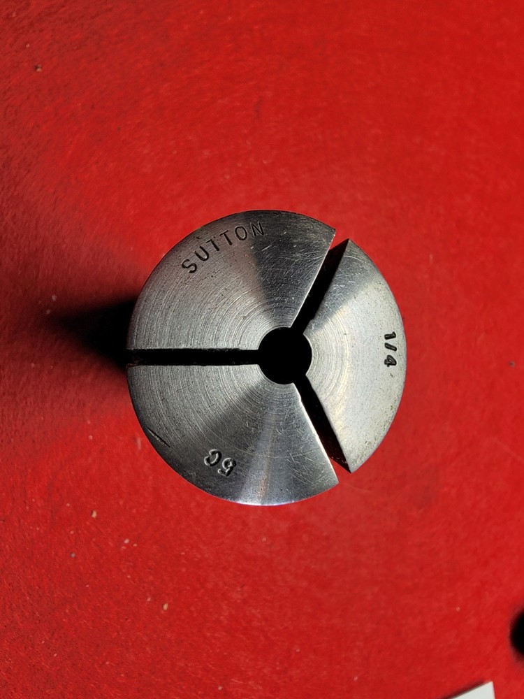 Sutton 1/4" 5C Collet No Internal Threads