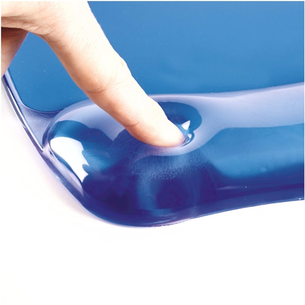 Fellowes Gel Mousepad/Wrist Rest - Crystals, Blue