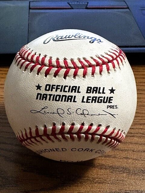 DON THOMPSON SIGNED AUTOGRAPHED ONL BASEBALL! Dodgers, Braves!