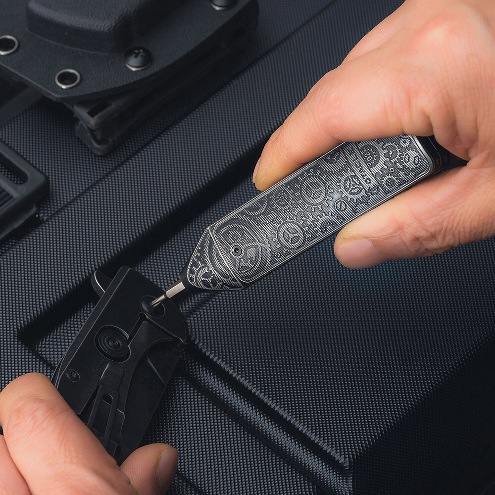 Olight Otacle D2 Ti Gears Multi-Bit Driver w/Fidget Slider & Gear Etching