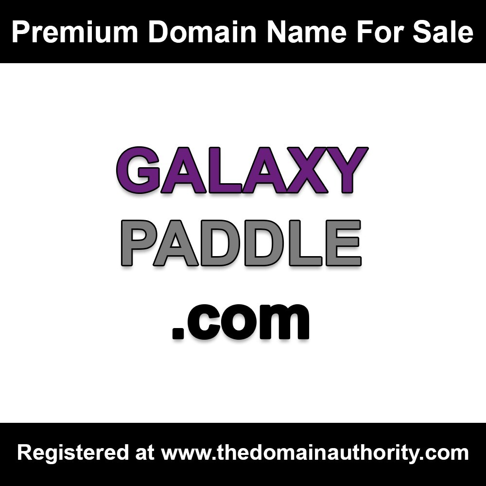 GalaxyPaddle.com - Premium Domain Name For Sale - Highly Brandable!