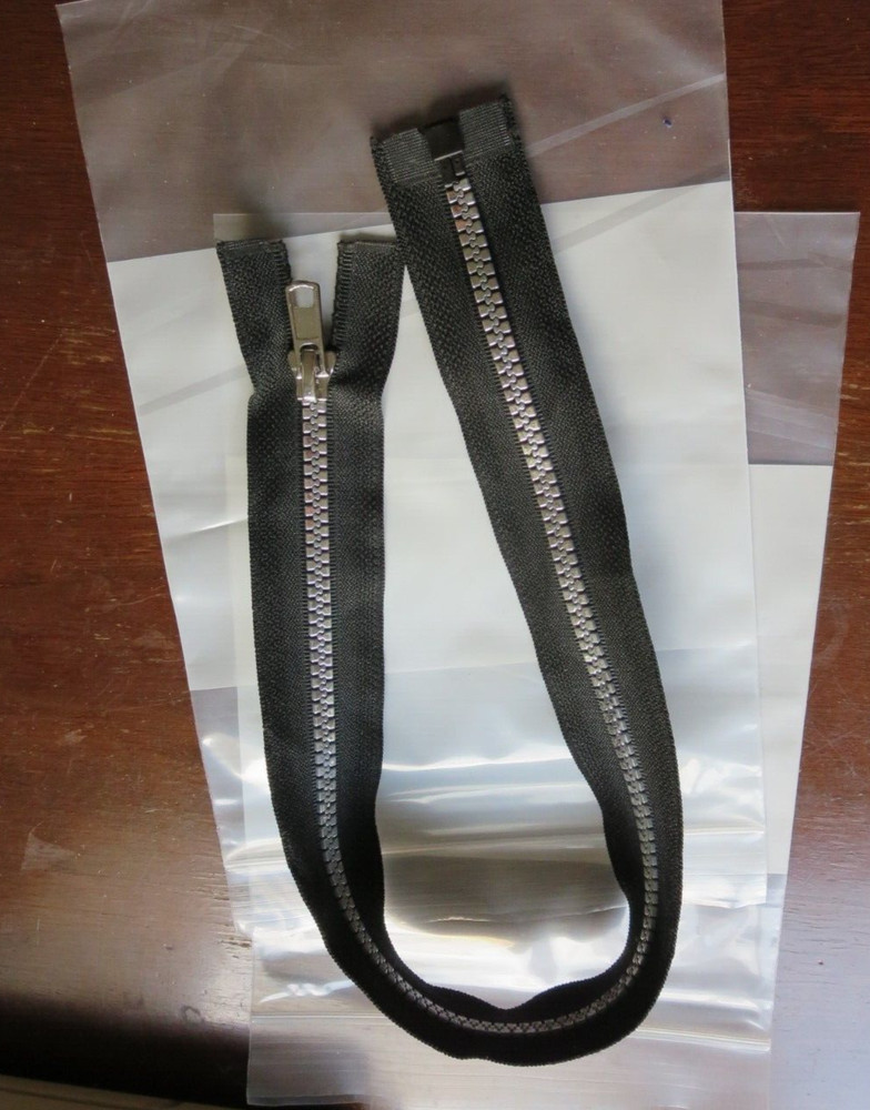 18 Inch Plastic Zipper  #5 silver teeth light  Weight  Separating
