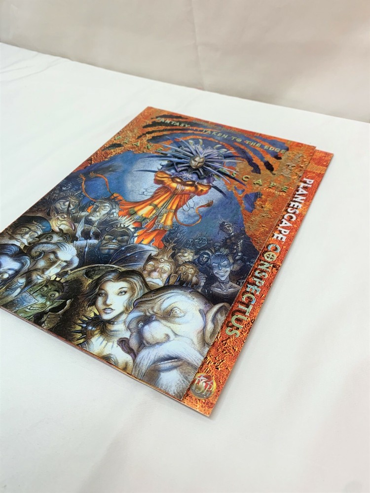 TSR Planescape Plane Scape Conspectus Fold out Poster Map Campaign