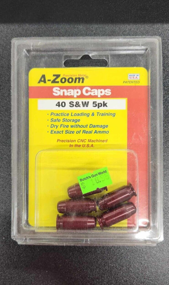 New: A-Zoom Snap Caps - 40 S&W 5 Pack - Training