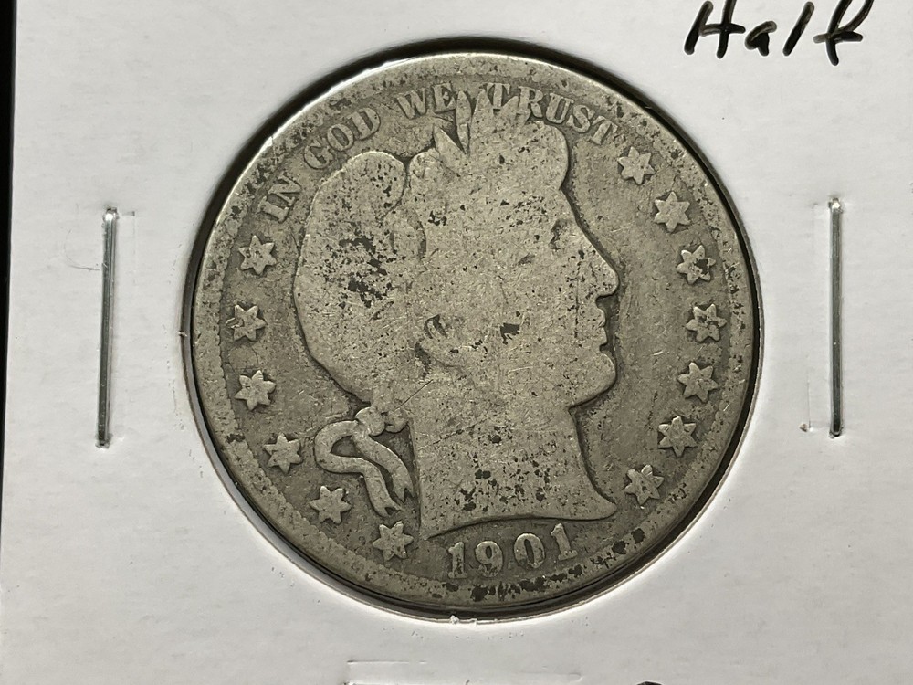 1901-O Barber Half