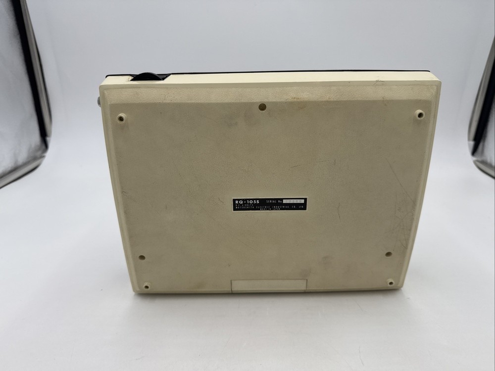 UNTESTED POWERS ON Panasonic RQ-105S Solid State Reel To Reel Tape Recorder