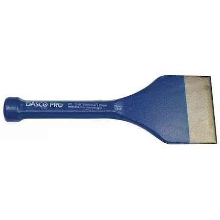 Dasco Pro 470 Electrician Chisel, 2-3/4" Tip X 8" L