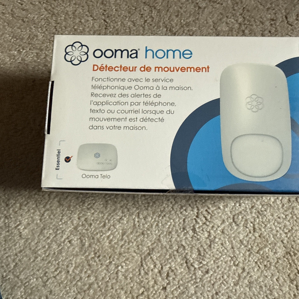Ooma Home Motion Sensor 100-0222-200 for Ooma Telo, New, Open box