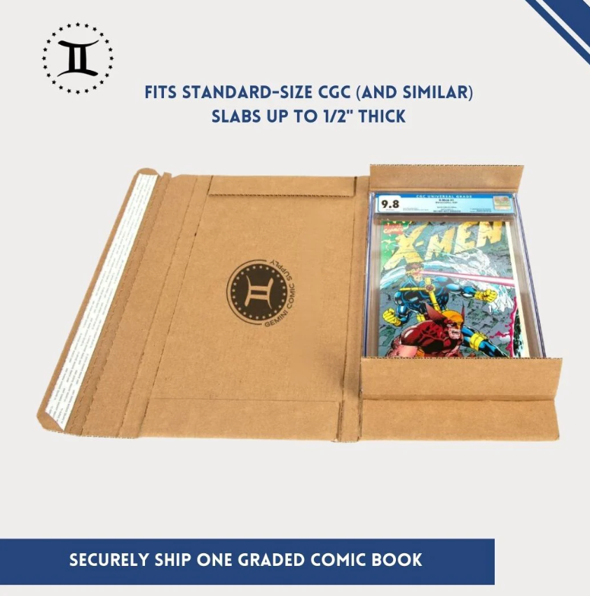 GEMINI GRADED COMIC BOOK MAILERS - pack of 75