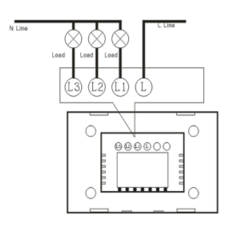 Touch Glass Light Switch
