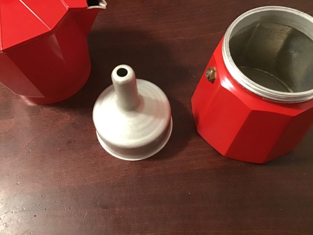 Masterclass Red Stovetop Expresso maker