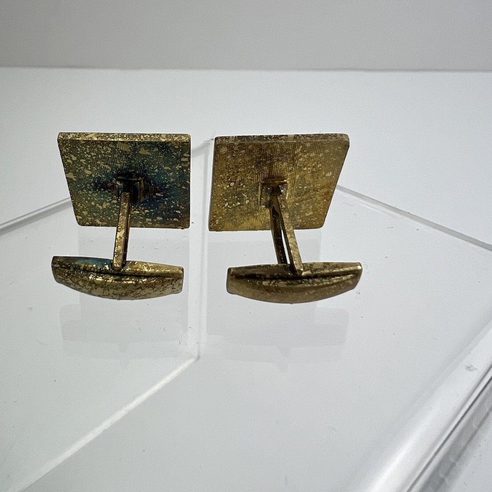 USN NESEA Naval Electronics Systems Engineering Navy NASA Cuff Links Blue White