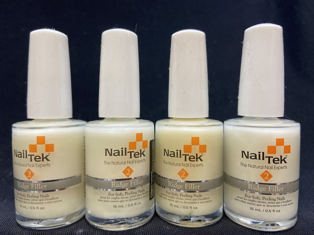 4 nail tek #2 ridge filler 0.5oz ea