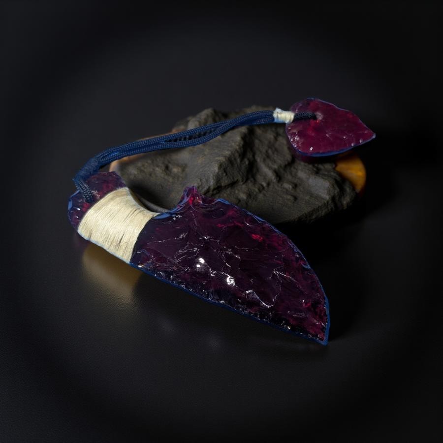 Red Obsidian Knife