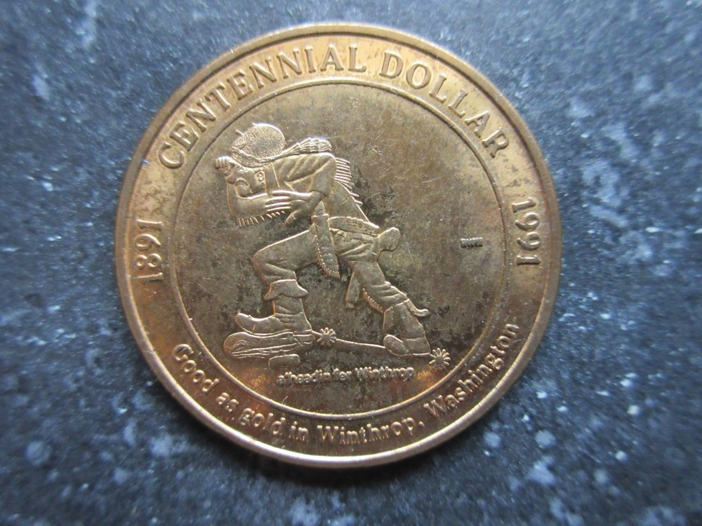 1991 Winthrop Washington Centennial Dollar