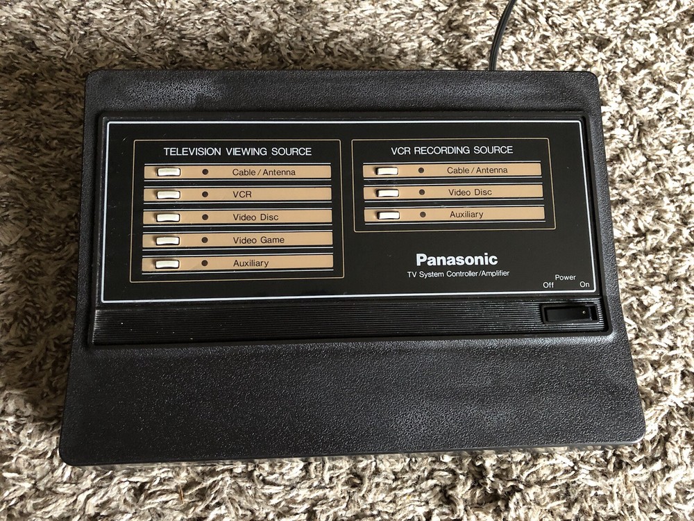 panasonic ty-sw100p tv system controller amplifier tested turns on