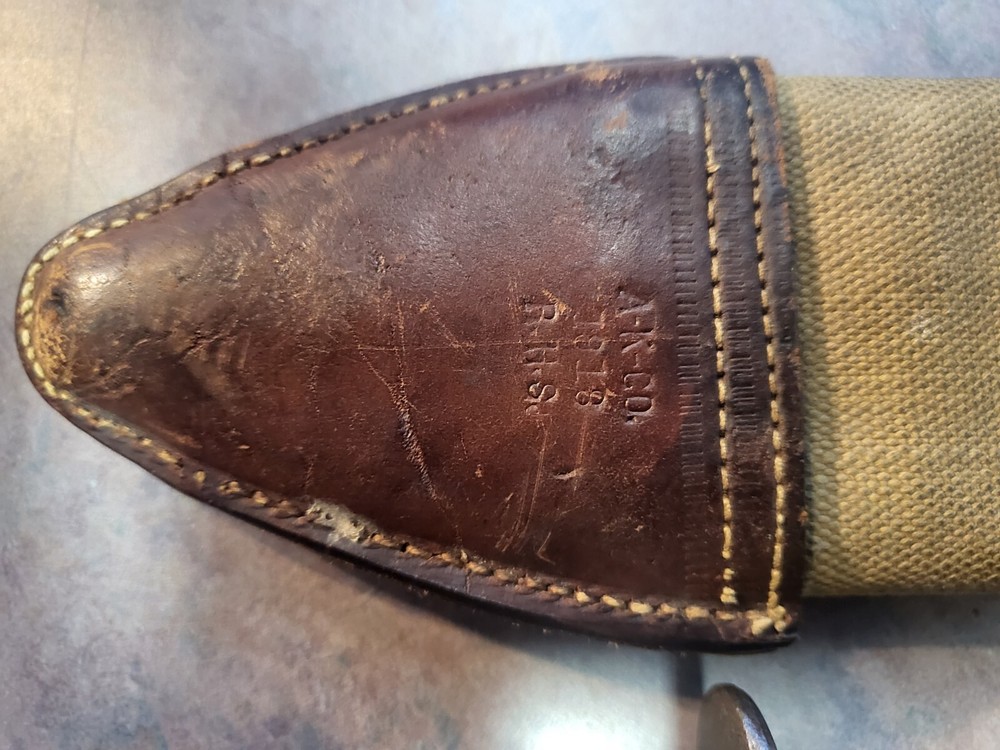 WWI BOLO Knife with AK-CO Sheath
