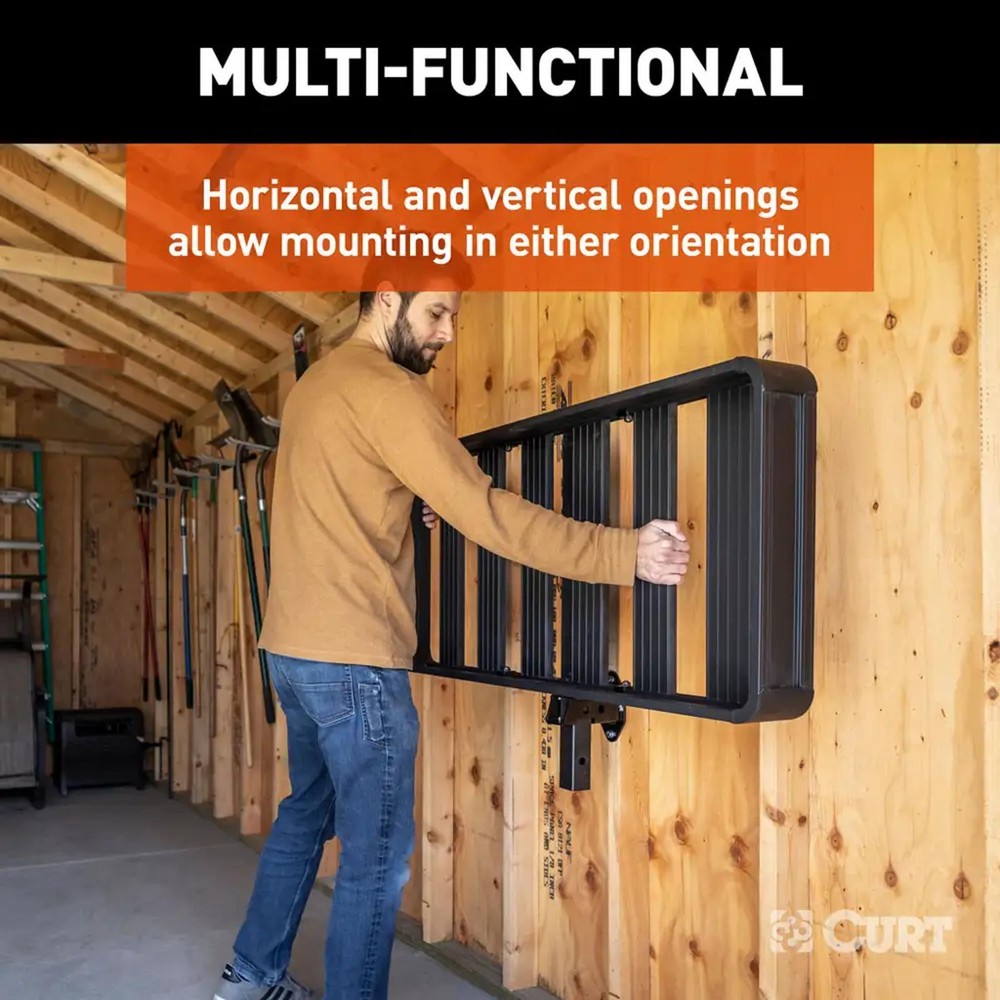 CURT Hitch Accessory Steel Wall Mount for 2" Receivers 45069