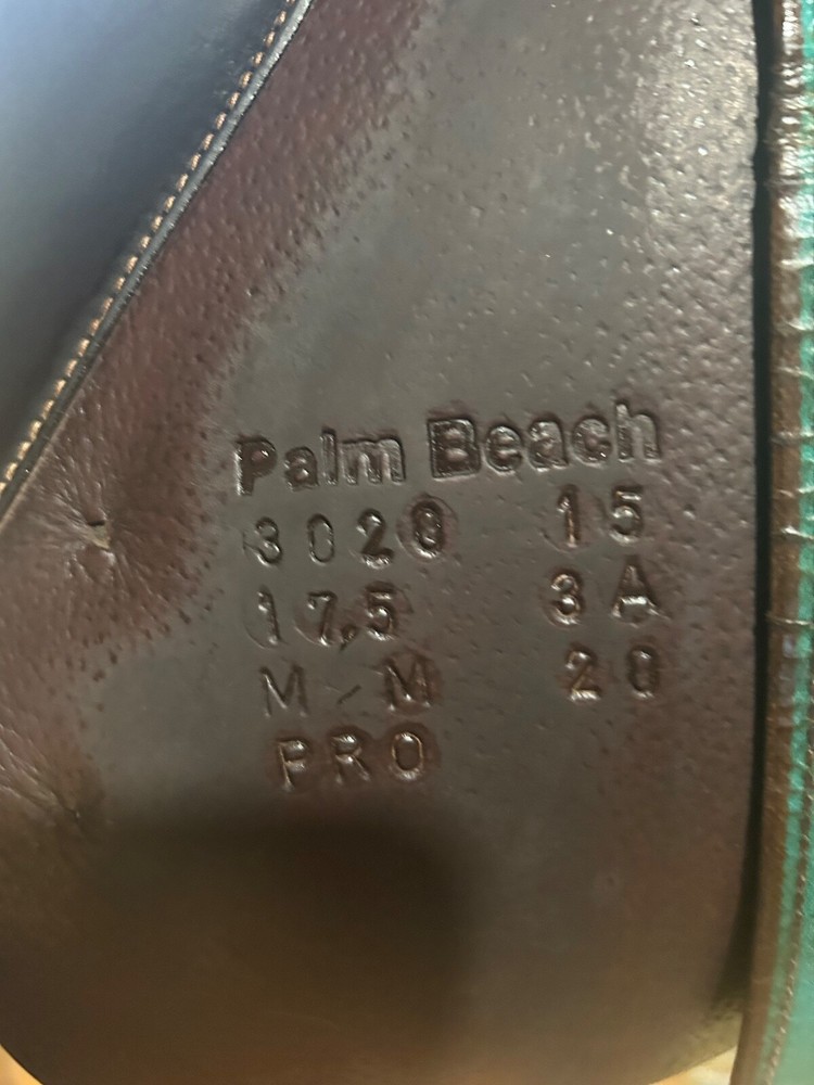 voltaire palm beach saddle 17.5