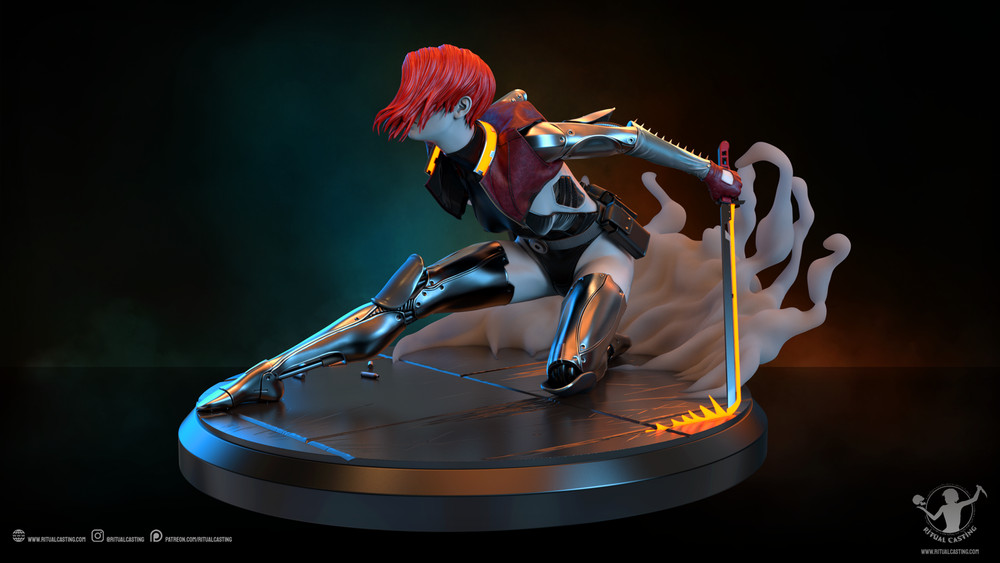 Molly V2 Ritual Casting Statue 3D Print Unpainted Unassembled
