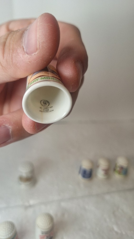 Vintage Thimble Collection Lot Of 11