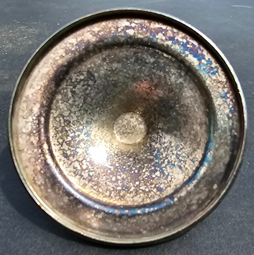 Vintage Silver Sugar Bowl Original Surface