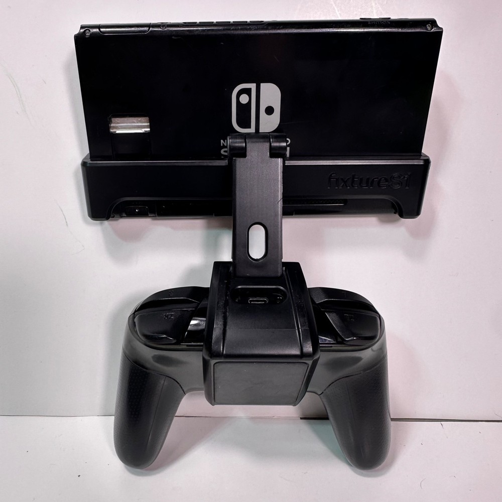 Nintendo Switch Accessory Bundle Grip Case Straps Dock Adapter Joy-Con Kit Lot