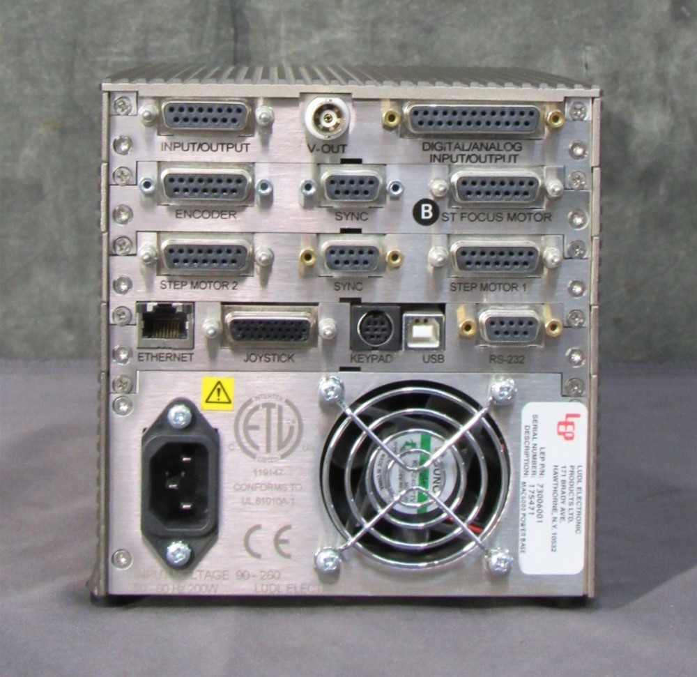 LEP LUDL MAC 6000/MAC6000 Microscope Automation Controller; Loaded, WARRANTED